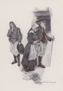Illustrazione per Evangeline, A Tale of Arcadie, di Henry Wadsworth Longfellow da Howard Chandler (after) Christy