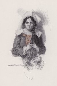 Illustrazione per Evangeline, A Tale of Arcadie, di Henry Wadsworth Longfellow da Howard Chandler (after) Christy