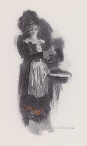 Illustrazione per Evangeline, A Tale of Arcadie, di Henry Wadsworth Longfellow da Howard Chandler (after) Christy