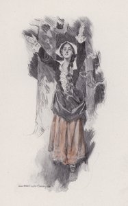 Illustrazione per Evangeline, A Tale of Arcadie di Henry Wadsworth Longfellow da Howard Chandler (after) Christy