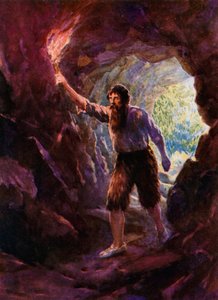 Illustrazione per Robinson Crusoe da Howard Davie
