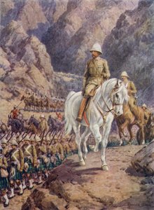 Lord Roberts, in marcia verso Kandahar da Howard Davie