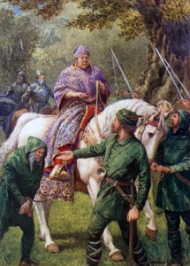 "Robin Hood incontra il Vescovo di Hereford" da Howard Davie