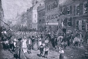 Carnevale a Filadelfia, illustrazione da 