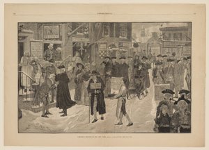 Mattina di Natale nella vecchia New York da Howard Pyle