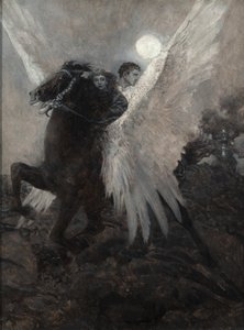 Il cavallo nero alato volava veloce, da 