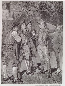 Paul Revere a Lexington, da Harper