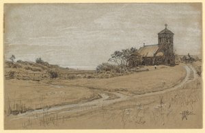 Disegno, Paesaggio, 1880-90 da Howard Russell Butler