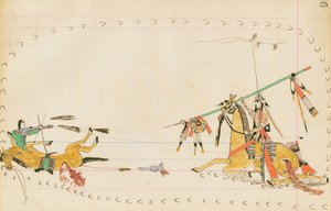 Lupo ululante e un altro guerriero, 1874-75