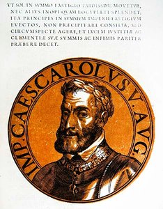 Ritratto medaglione di Carlo V, Sacro Romano Imperatore
