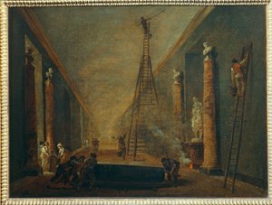 La Grande Galerie en cours de restauration - La Grande Galleria in restauro ...
