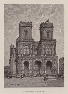 Cattedrale di Auch da Hubert Clerget
