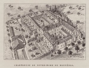 Certosa di Notre-Dame de Mougeres da Hubert Clerget