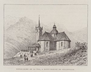 Notre-Dame De La Vie, A Saint-Martin De Belleville (incisione)