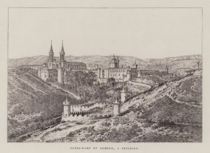 Notre-Dame Du Remede, A Frigolet (incisione) da Hubert Clerget