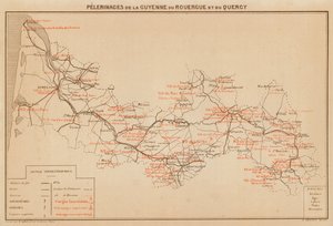 Pellegrinaggi della Guyenne del Rouergue e del Quercy da Hubert Clerget