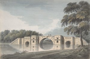 Ponte al Palazzo di Blenheim recto, Cattedrale di York verso, XVIII-XIX secolo