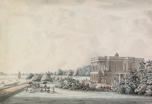 Casa del Giardino di Lady Teignmouth sulle rive del Hooghly, Calcutta, dopo il 1797 da Hubert Cornish