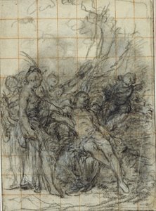 Morte di Adone (?) da Hubert Francois Gravelot