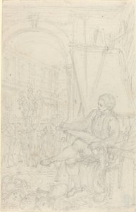 Autoritratto da Hubert Francois Gravelot