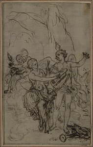 Studio: Vignetta-frontespizio per "La Pharsale" di Lucain da Hubert Francois Gravelot