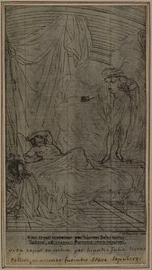 Studio per "La Pharsale" di Lucain, Canto III da Hubert Francois Gravelot
