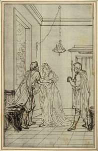 Studio per "La Pharsale" di Lucain, Canto II da Hubert Francois Gravelot