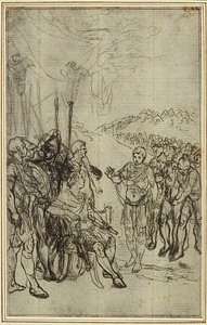 Studio per "La Pharsale" di Lucain, Canto IV
