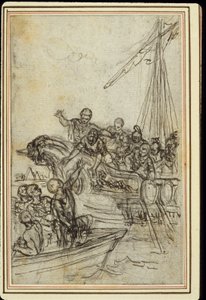 Studio per "La Pharsale" di Lucain, Canto VIII da Hubert Francois Gravelot
