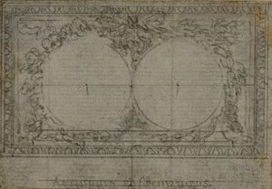 Studio per i medaglioni, in Tacito "Tiberio, o i primi sei libri degli Annali", libro III, vol. 2. da Hubert Francois Gravelot