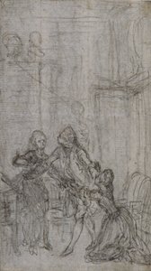 Studio per la vignetta-frontespizio de "L