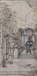 Studio per la vignetta-frontespizio nei "Principes Generaux pour Servir à l