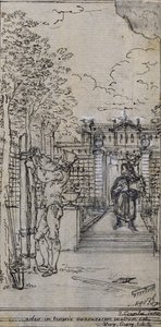 Studio per la vignetta-frontespizio nei "Principes Generaux pour Servir à l