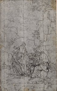 Studio per la vignetta della "Vie du Venerable don Juan de Palafox" dell