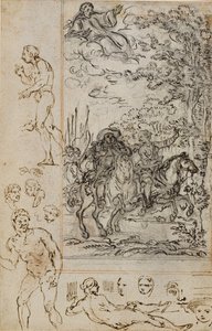 Studio per la vignetta de "La Pucelle d