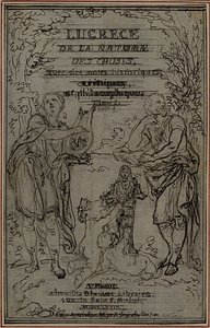 Studio per la vignetta-frontespizio del "De la Nature des Choses" di Lucrezio, Libro I da Hubert Francois Gravelot