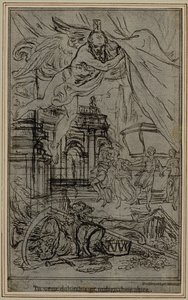 Studio per la vignetta-frontespizio del "De la Nature des Choses" di Lucrezio, Libro III