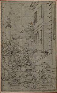 Studio per la Vignetta del "De la Nature des Choses" di Lucrezio, Vol. II, Libro VI da Hubert Francois Gravelot