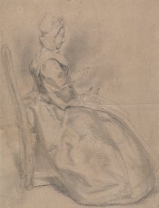 Studio di una signora seduta