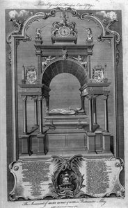 Il monumento di Maria Regina di Scozia nell