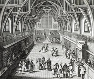 Westminster Hall, Il primo giorno del termine, Una poesia satirica, 1797 inciso da C.Mosley