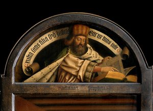Il Profeta Zaccaria da Hubert & Jan van (1390 1441) Eyck
