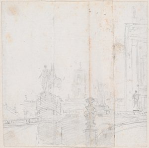 Campidoglio da Hubert Robert
