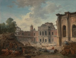 Demolizione del castello di Meudon