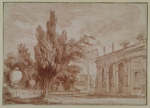 Giardino italiano da Hubert Robert