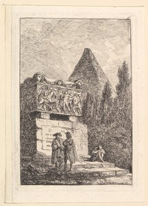 Il sarcofago da Hubert Robert