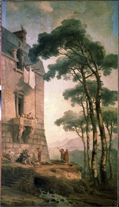 I musicisti da Hubert Robert