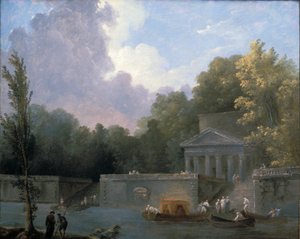 Scena del parco da Hubert Robert