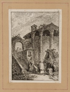 Tavola cinque da Sere a Roma da Hubert Robert