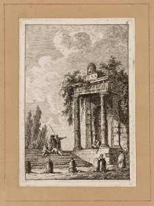 Tavola quattro da Sere a Roma da Hubert Robert